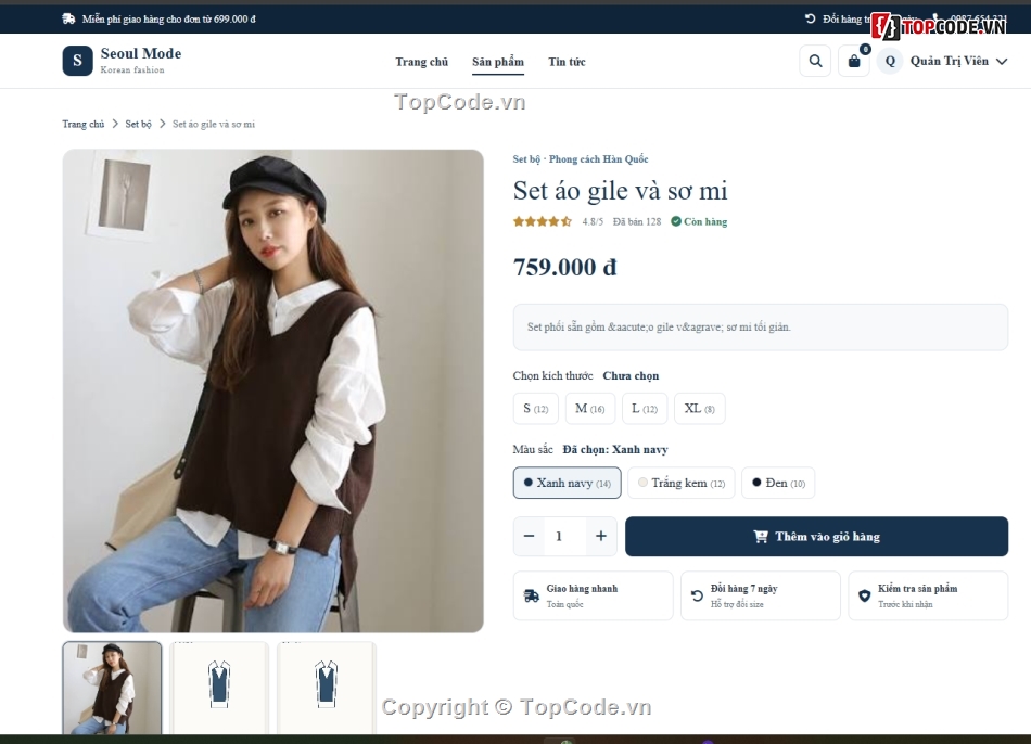 bán quần áo,Website bán quần áo,Web bán áo quần